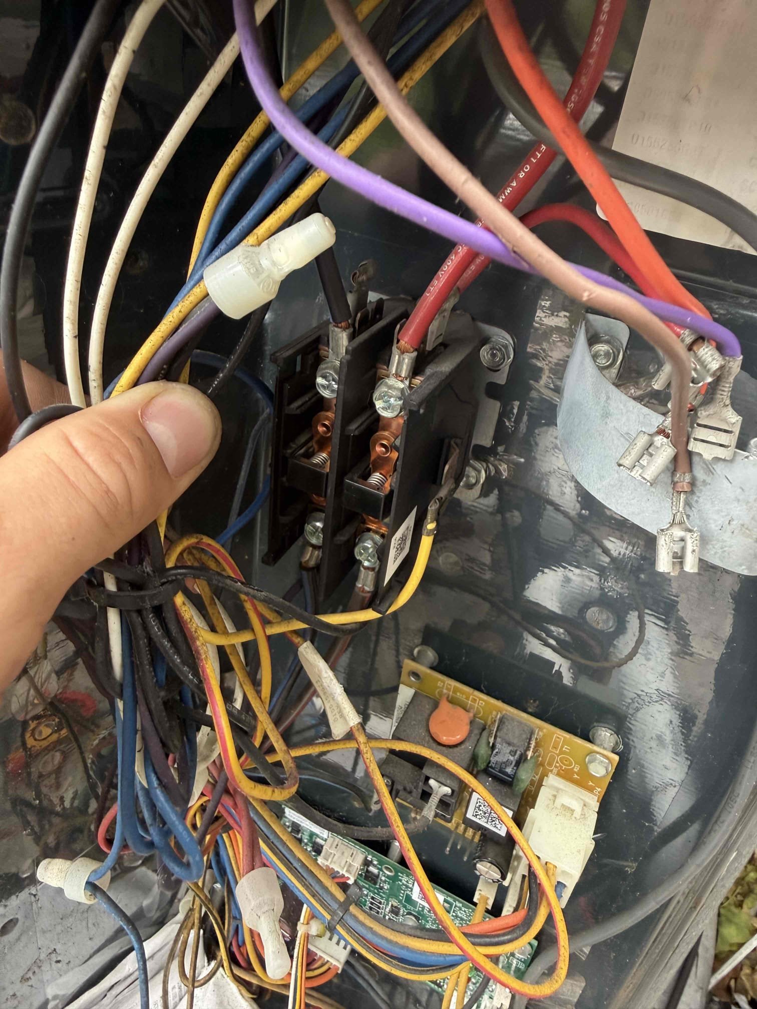 Reason for call:
No cool 

Equipment:
2017 trane 4 ton 
Horizontal in attic 
Condenser is right of home 

Summary:
On arrival found fan not operating. Found dead capacitor. Spoke with homeowner decided to replace both dual capacitor and contactor. Components were replaced all operation was restored to the equipment. 

Solution:
Replace dual capacitor due to weak readings 
Replace contactor due to cap repair 
