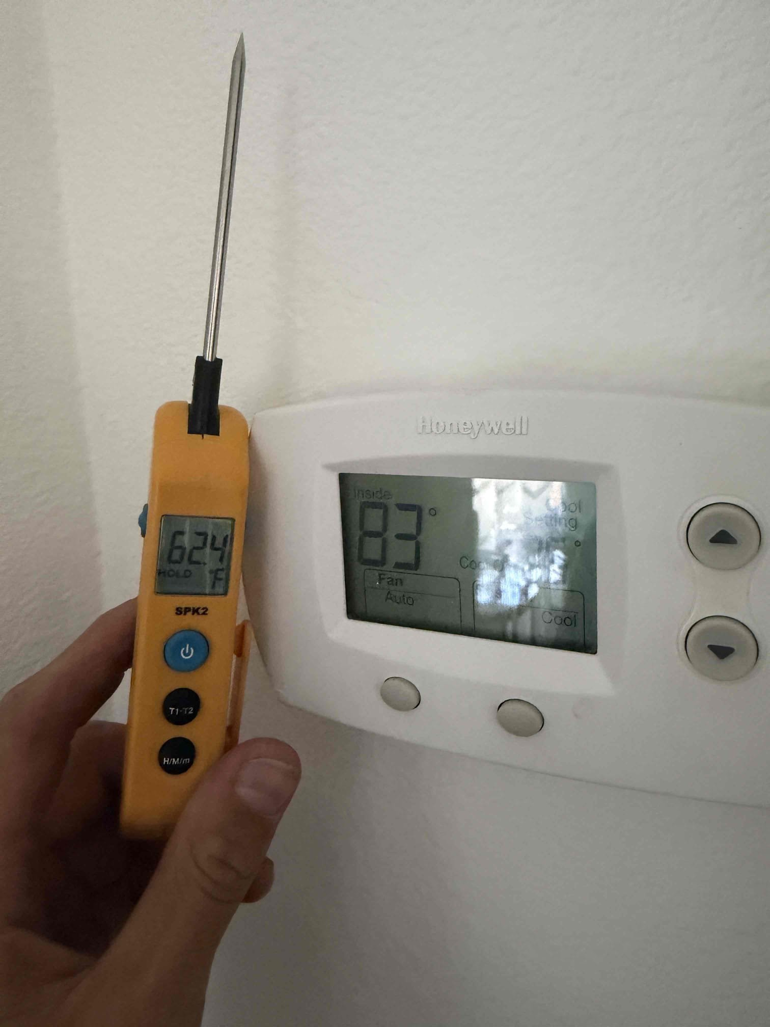 Upon my system, found shorted fuse at the air handler. Performed a low-voltage short inspection. Found a short at the condenser contactor. Replace this contactor and replace the three amp fuse at the air handler. System started up and has a 20° temperature split. Amp draw on compressor and fan motor are good. Capacitor is within factory tolerance limits. Recommended a maintenance plan for the system as Client just moved in four months ago and has not had a proper maintenance yet. Sending quote for single system maintenance plan.
Waived $95 service fee with repair