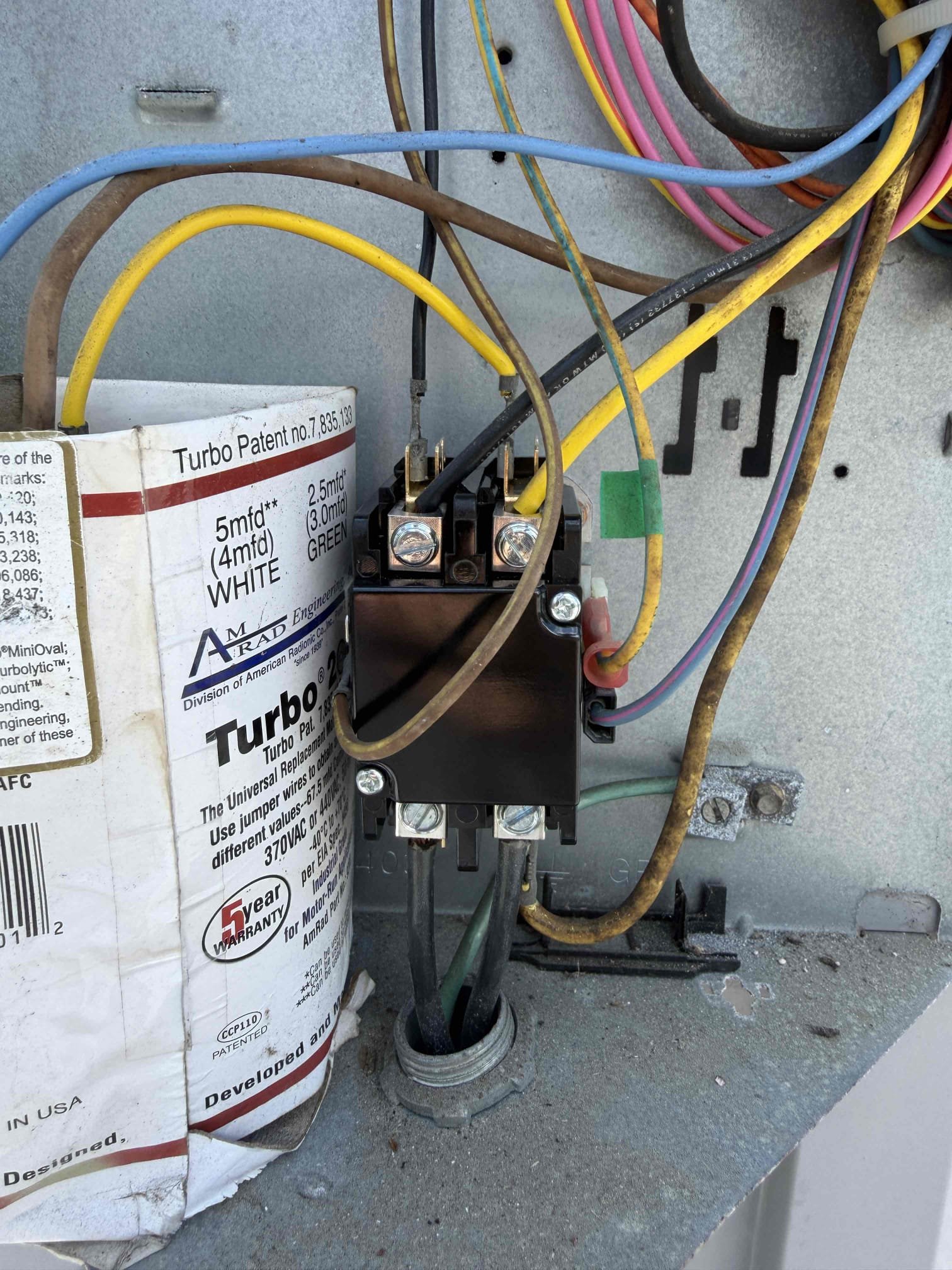 Upon my system, found shorted fuse at the air handler. Performed a low-voltage short inspection. Found a short at the condenser contactor. Replace this contactor and replace the three amp fuse at the air handler. System started up and has a 20° temperature split. Amp draw on compressor and fan motor are good. Capacitor is within factory tolerance limits. Recommended a maintenance plan for the system as Client just moved in four months ago and has not had a proper maintenance yet. Sending quote for single system maintenance plan.
Waived $95 service fee with repair