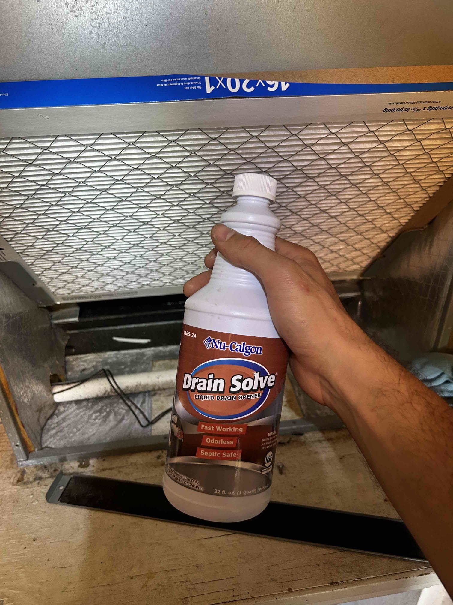 Performed a maintenance on the HVAC system, I had a 20° temperature difference over all the system mechanically was functioning properly. I cleaned the drain line, the drain pan. I offered the homeowner the membership program which he agreed upon.