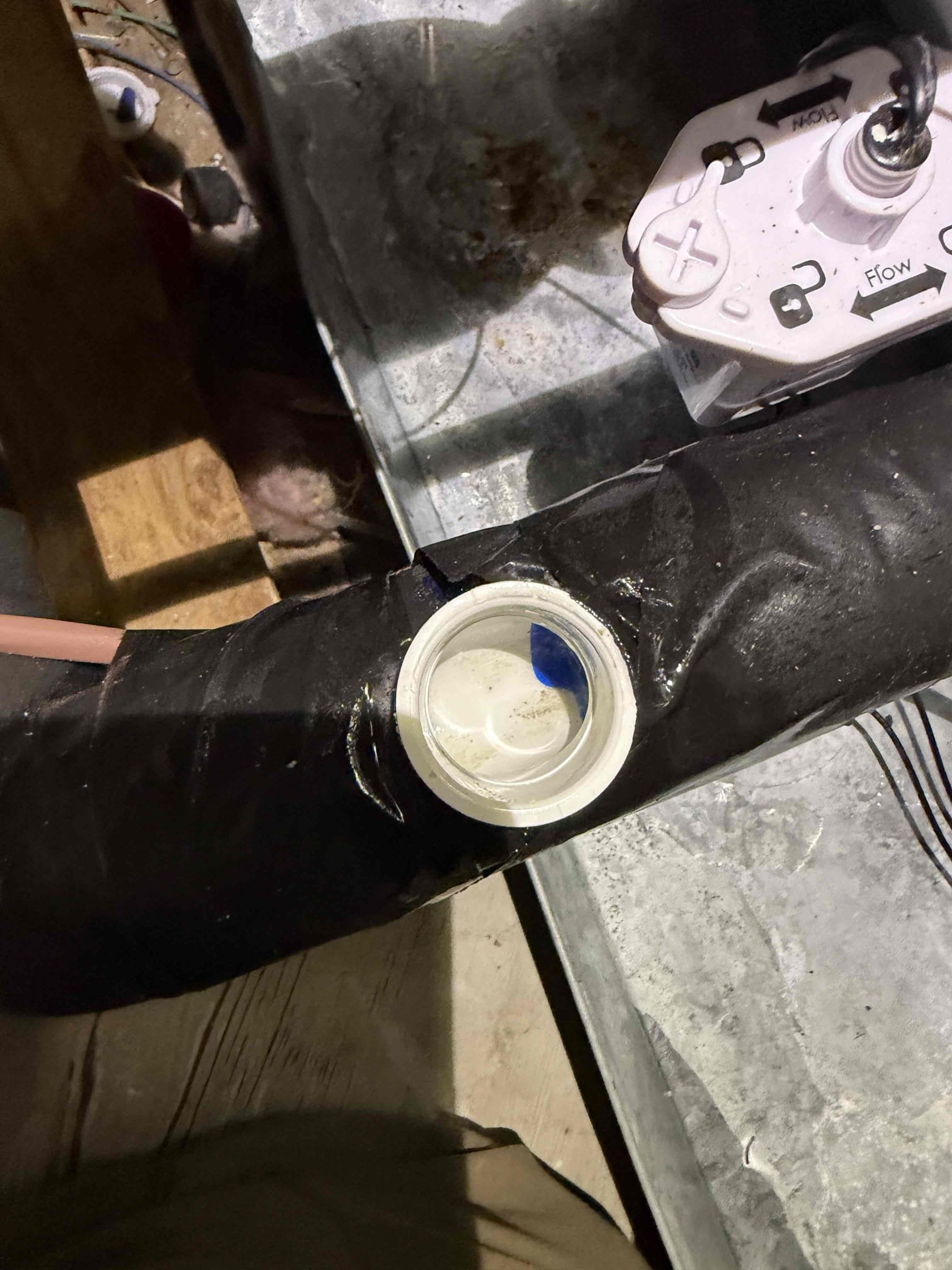 Performed Maitenence on system. Cleaned/treated drain line and primary drain pan. Cleaned condenser coils. Evaporator coils are clean. Verified safety float switch functionality. Checked amp draw on compressor. Checked amp draw on fan motor. Checked capacitor is within factory range. Inspected Contactar. Made sure all connections are tight. System is cooling with a 20° temperature split at this time.
No visible growth inside air handler at this time. Blower wheel is clean as well. 
Client signed up for 1 system Maitenence plan. 

Client says there has always been issues with their back room getting air flow. Let client know duct work is very old and some parts are collapsing and they should plan for duct work replacement in the future if they would like to resolve these issues. 
