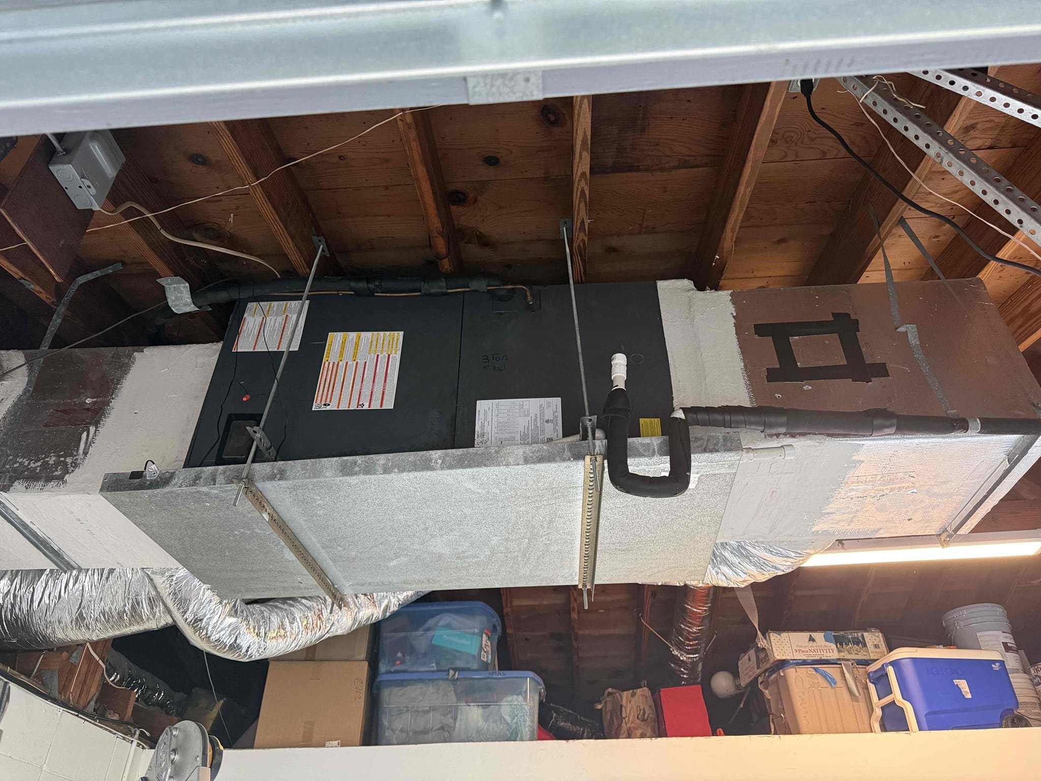 Reason for call:
Ac not keeping up 

Equipment:
2020 3 ton Goodman 
Horizontal in garage 
Condenser out back 

Summary:
On arrival found system low on refrigerant. This was causing a lack of cooling to the home. Educated homeowner on situation. He wanted to temporarily charge system so they can decided if they want to replace or repair.

Solution:
2 pounds of 410 a refrigerant 

Left solutions for leak search.
Left solutions for replacement. 