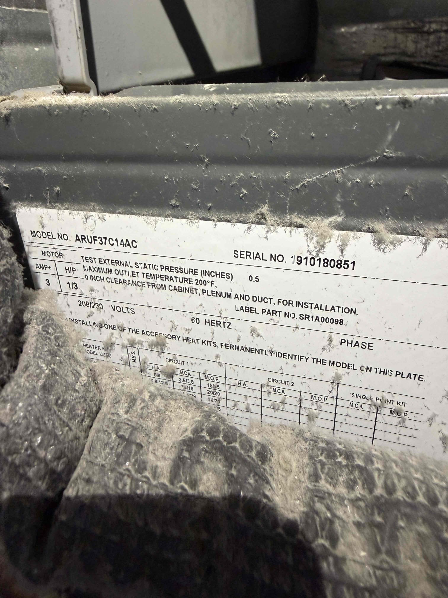 Upon my inspection, found front of home system has a clogged drain line and a very weak capacitor. Performed a drain cleaning and treatment on drain line and primary drain pan. Replaced capacitor and fastened capacitor properly inside condenser service panel. Started system and system has a good 20° temperature split. 
Client is signing up for 2 system Maitenence plan and we will need to return to complete Maitenence when the home is vacant as there are Airbnb guests here currently. 
Thermostat schedule is set to 65°. Advised client to change set point to 72 instead as system will struggle to cool to 65