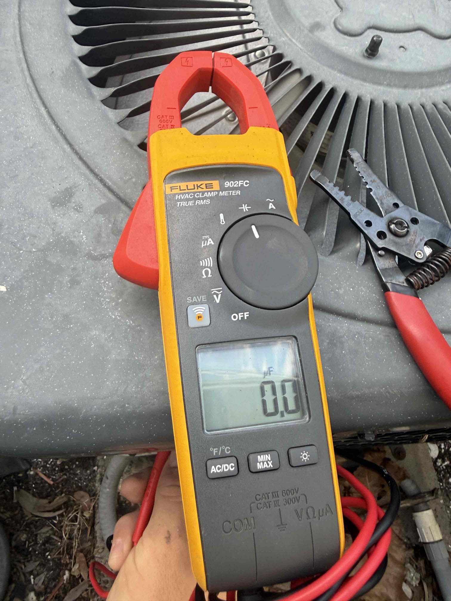 Reason for call:
No cool 

Equipment:
2019 Goodman 1.5 ton 
Vertical in closet 
Condneser on opposite side of building disconnect labeled 1811 c 

Summary:
On arrival found compressor not turning on. Found dead capacitor and pitted contactor. Replaced both components. Flushed outdoor coil. Evaluated pressure to find them slightly low. Informed homeowner they decided to top off and reevaluate at first mv. 
Unit is cooling with 20 degree split upon departure. 

Solution:
Installed dual cap, contactor, added two pounds of 410, flushed indoor and outdoor coil as courtesy and filled clients tire up with air. 