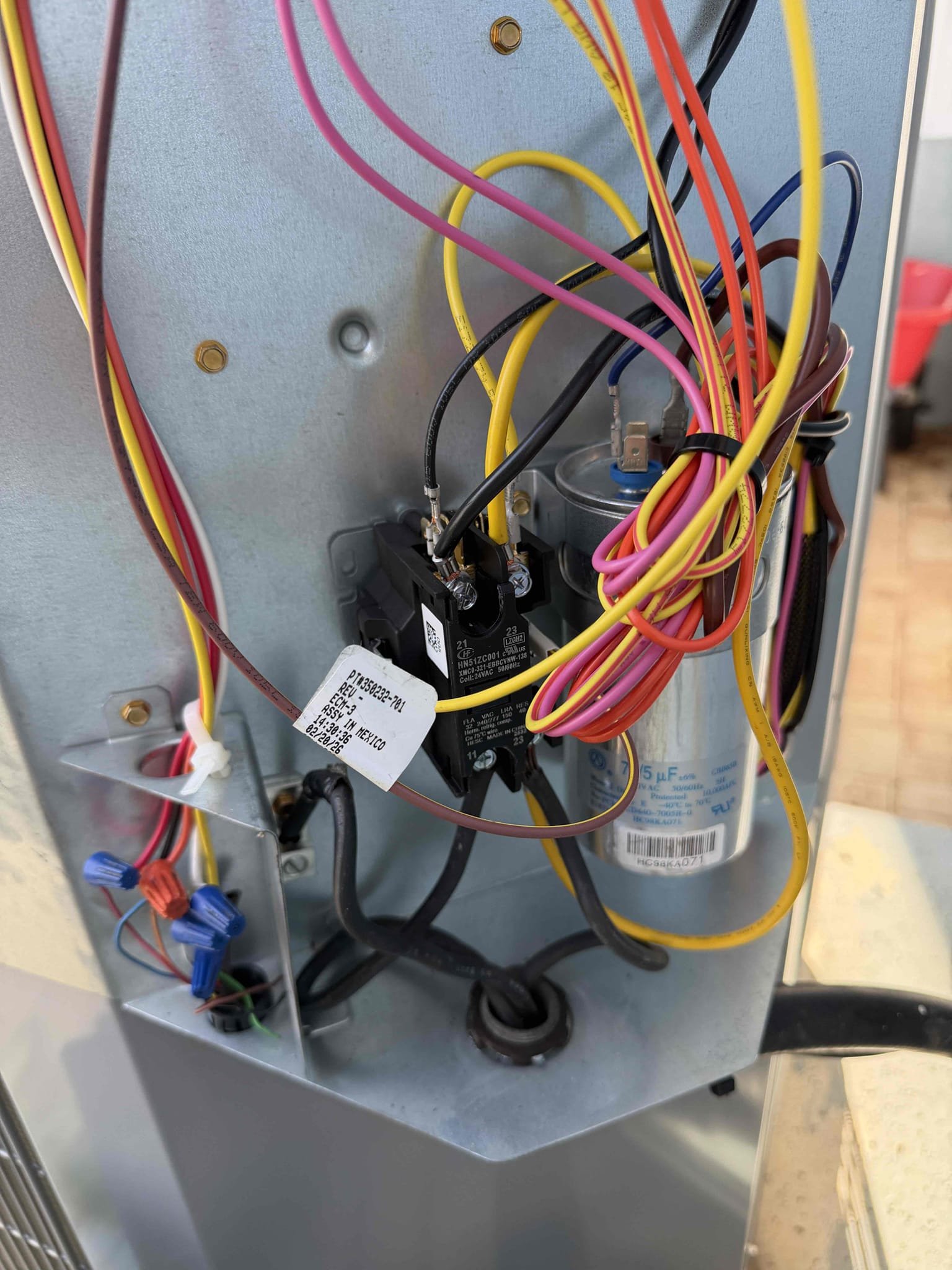 Upon my inspection, found clogged drain line. 
Performed lvl 2 drain cleaning and treatment. 
System is cooling at this time with a 17° temperature split. 
Drain line was badly clogged. If drain issues persist in the near future, we will recommend our lvl 3 drain treatment solution. As a guarantee, we can replace the entire drain line if the client would like. 