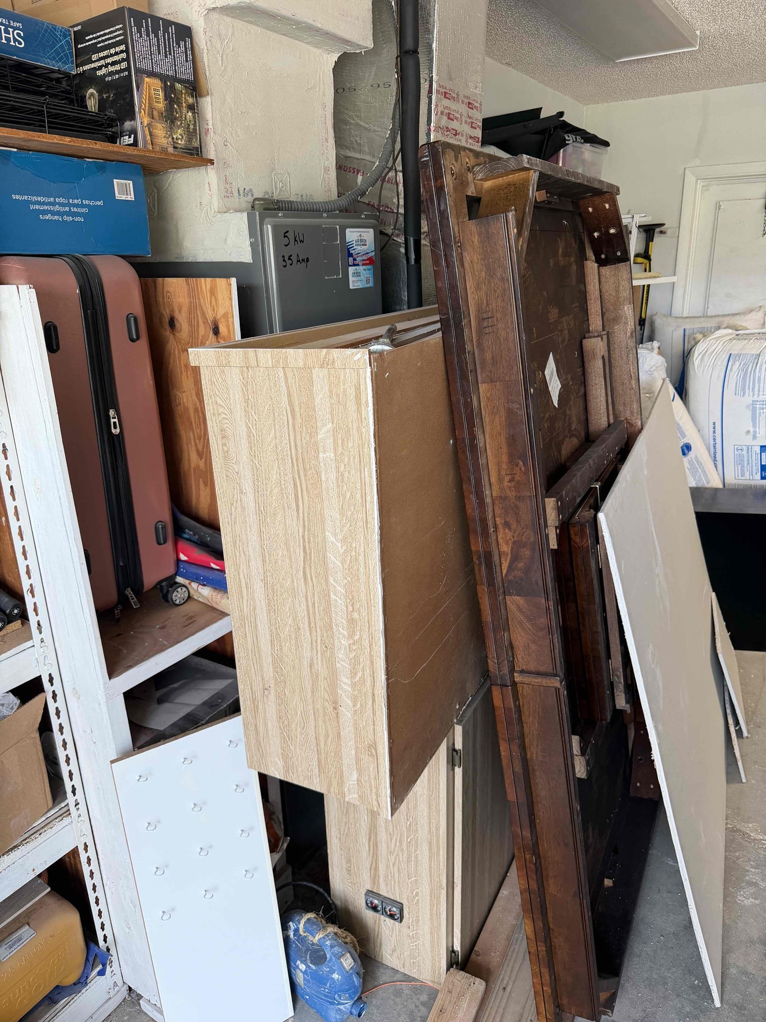 Upon my inspection, found clogged drain line. Performed lvl.1 drain cleaning and treatment. Could not take door on air handler due to furniture in the way. Client signed up for Maitenence plan and we will return in a week or two for a full Maitenence after she moves some of the things in the way of the system. 
Client would like Griffin to come out to provide electrical estimates. 

Military discount