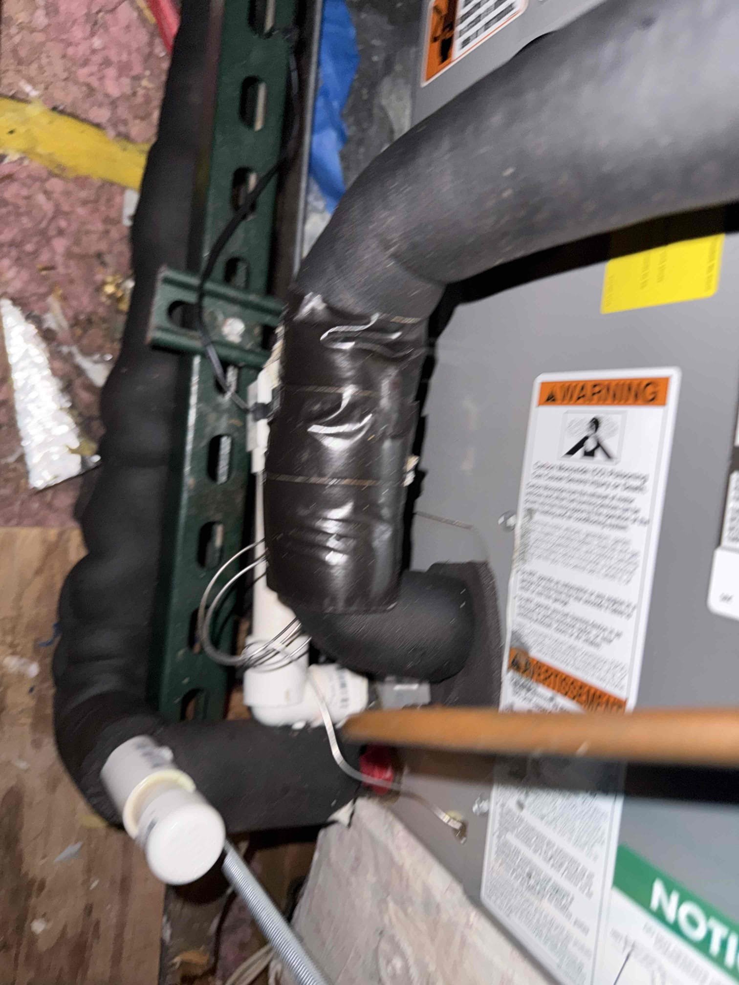 Reason for call:
No cool 

Equipment:
2022 rheem 2 ton 
Horizontal in attic 
Condenser out back 

Summary:
Found drain line clogged homeowner wanted fee waived. Performer drain cleaning to restore operation to equipment. Unit cooling with 20 degree split. Recommended maintenance plan. 