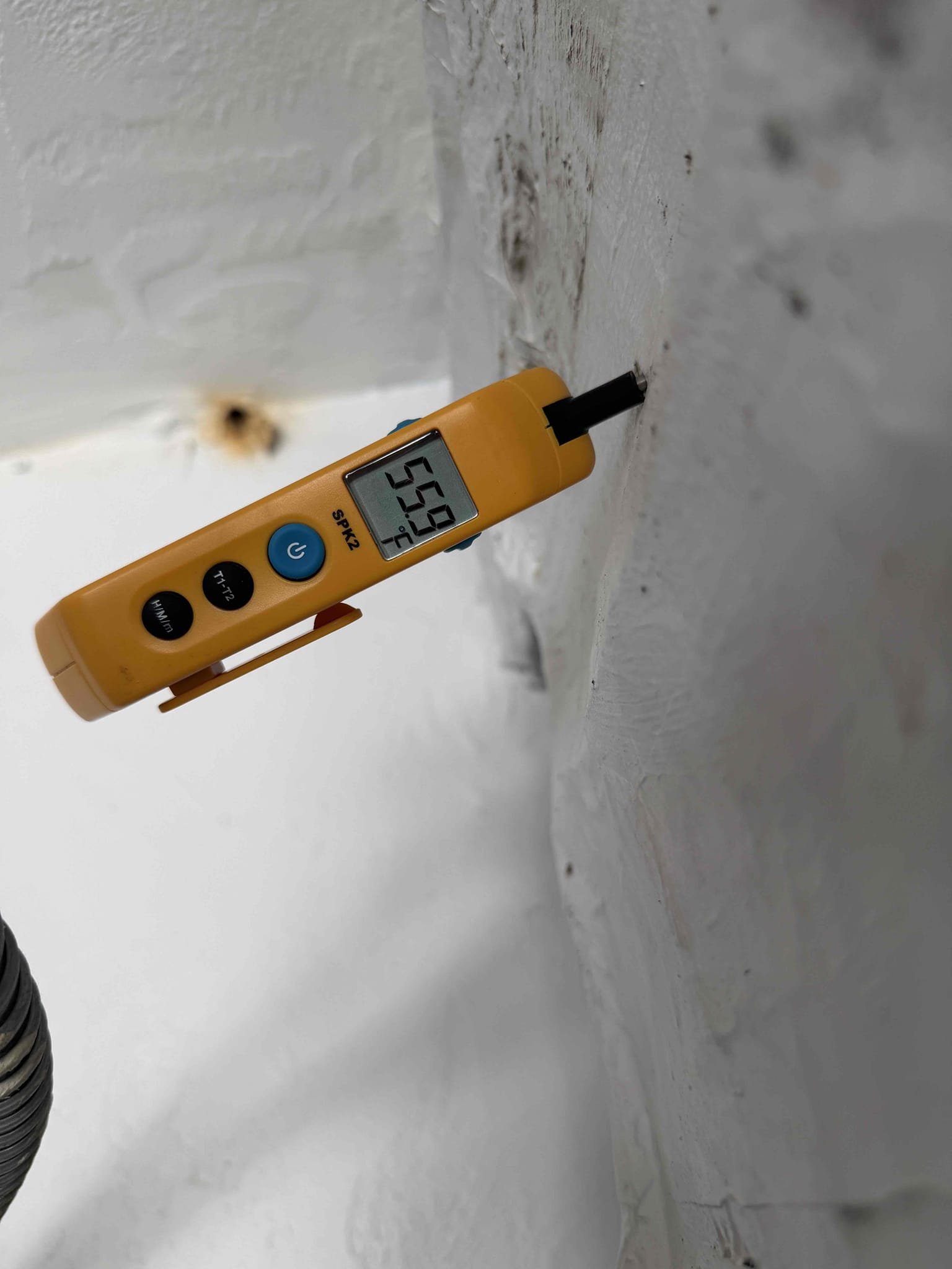 Client states system on left side of home stops blowing cool air normally in the middle of the day and they have to turn it off by thermostat for 20 minutes and then turn back on for it to cool again. Upon my inspection, found system condenser capacitor for fan motor is very weak and fan motor is pulling high amps. Replaced capacitor and fan motor amps are now within factory spec. System pressures indicate low on refrigerant. Added 2lbs to achieve proper pressures. System is cooling with a 20° temperature split at this time. 

On right side of home system, client had us look at it today for the air handler making excessive noise. Found the blower wheel is off balance and shaking the system. Client is going to try and source a new blower wheel himself. 

Client is aware systems are oversized for home. 