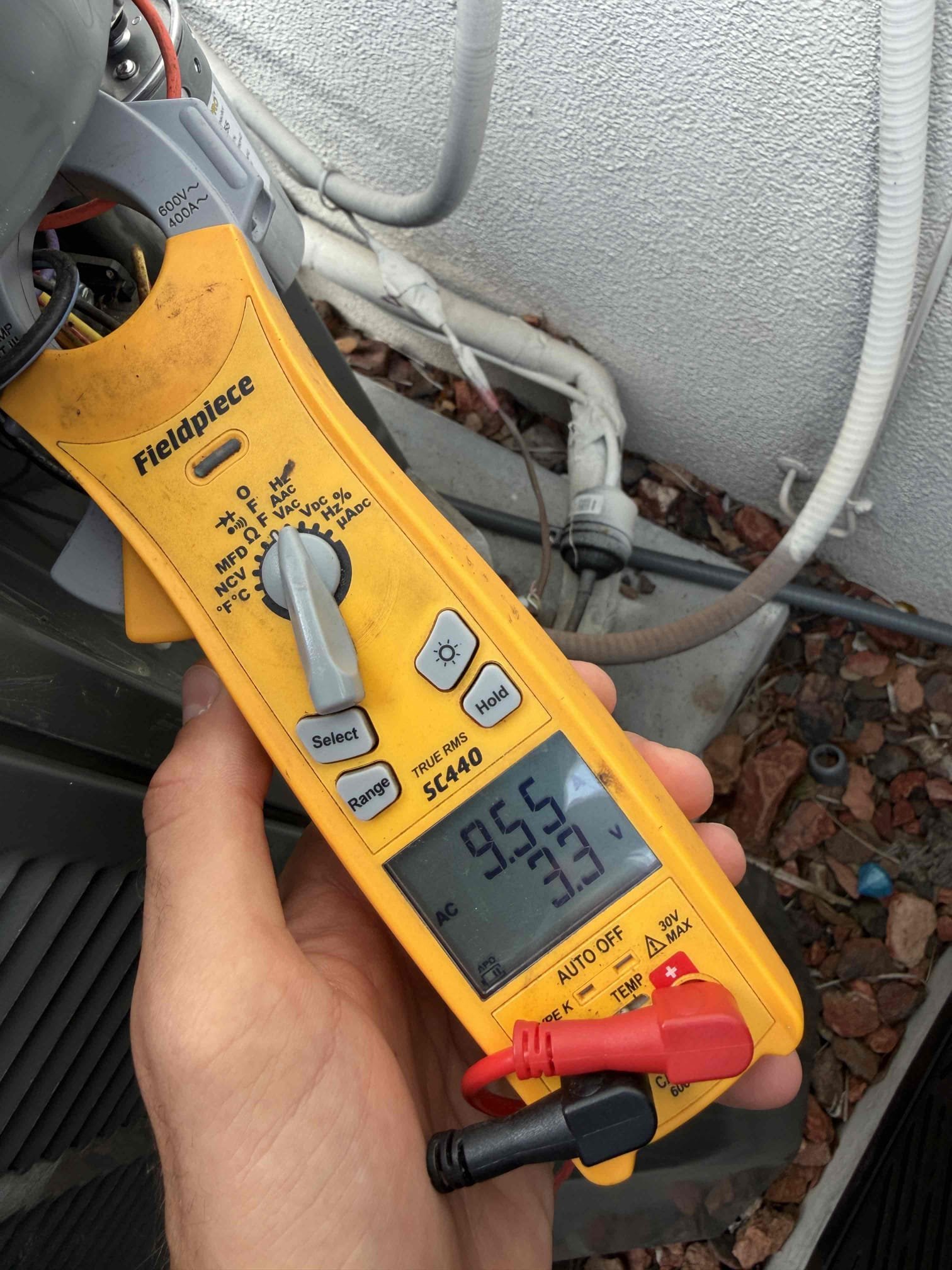 Upon my inspection, found system satisfied at 76°. Turned system on and found system running with good amp draws, a great 21° temp split, great operating pressures and subcool, no visible issues as of right now. System ran for entire time I was on property. 
Client is paying $95 service fee today. I let client know if issue happens again to let us know right away and not to touch anything. We will not charge service fee on next visit if it is relatively soon and related. 

Client said previous tenants said there was condensation on the bathroom supply vent. I let client know that this is common in Florida especially after taking warm showers. Now that the system is cooling efficiently, the mixture of cold and warm air will produce some condensation in areas like the bathrooms. 
