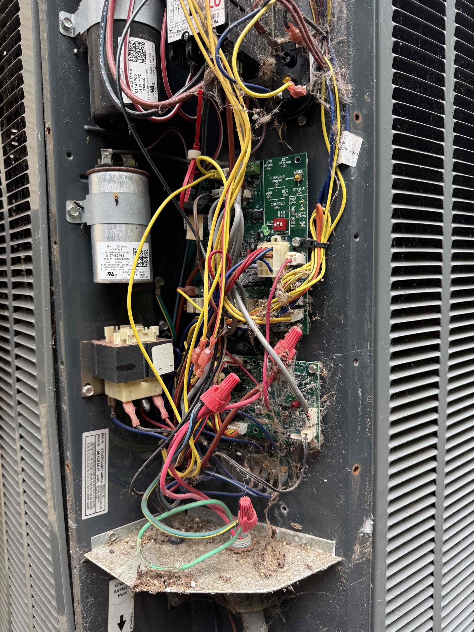 Reason for call:
No cool

Equipment:
2010 trane 
Vertical on second floor 
Condenser out back 

Summary: 
On arrival found drain line clogged. Cleared drain line continued diagnosis to find operation of equipment within manufacturing specifications. Coils are slightly dirty. Unit is nearing the end of its life. 

Flush and clean drain line and drain pan. Homeowner signed up on membership. 