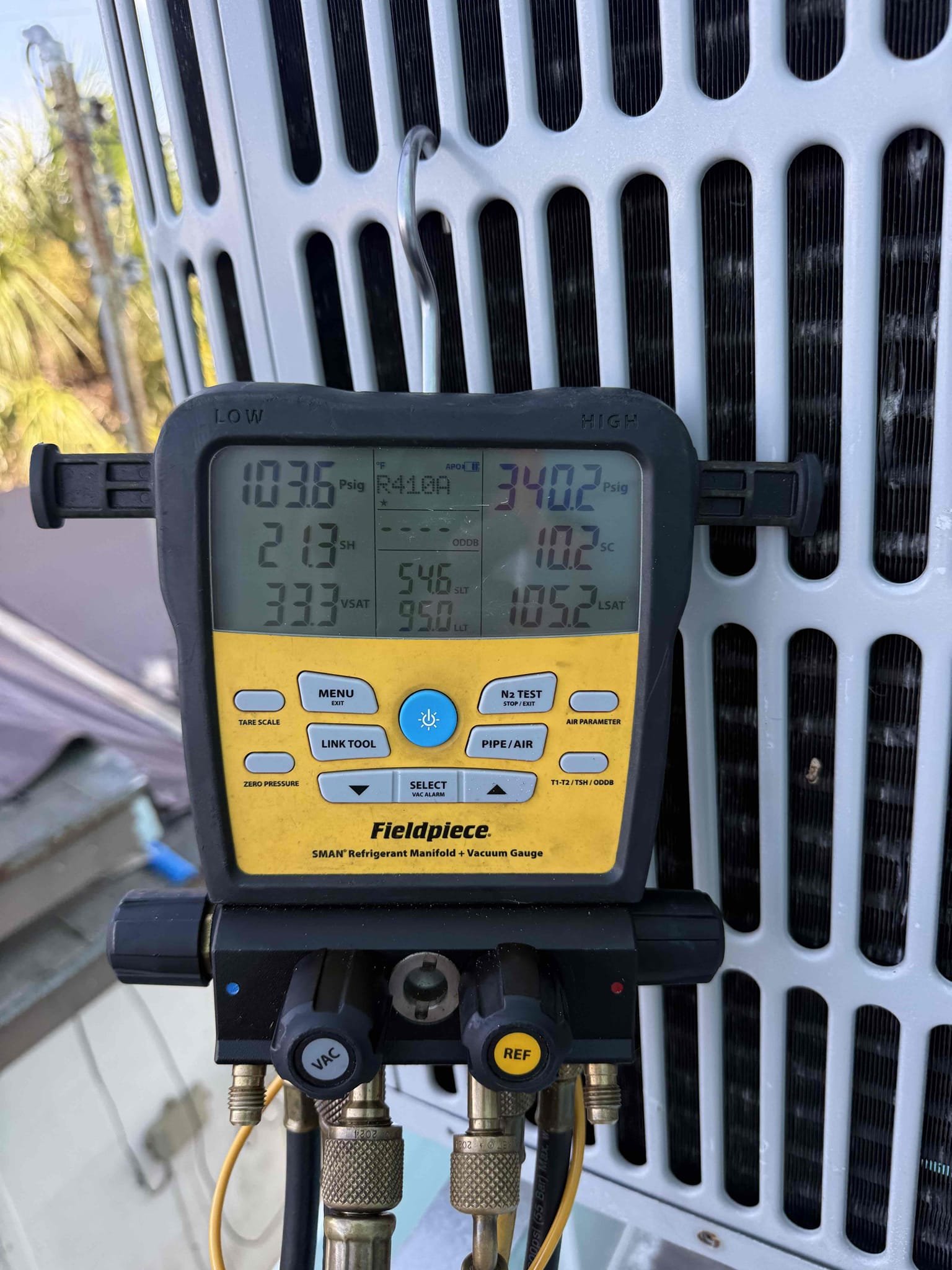 Inverter board replacement operation was restored to equipment performed full diagnostic on both units to find both units operating within manufacturing range. Homeowner maintains units himself.  
