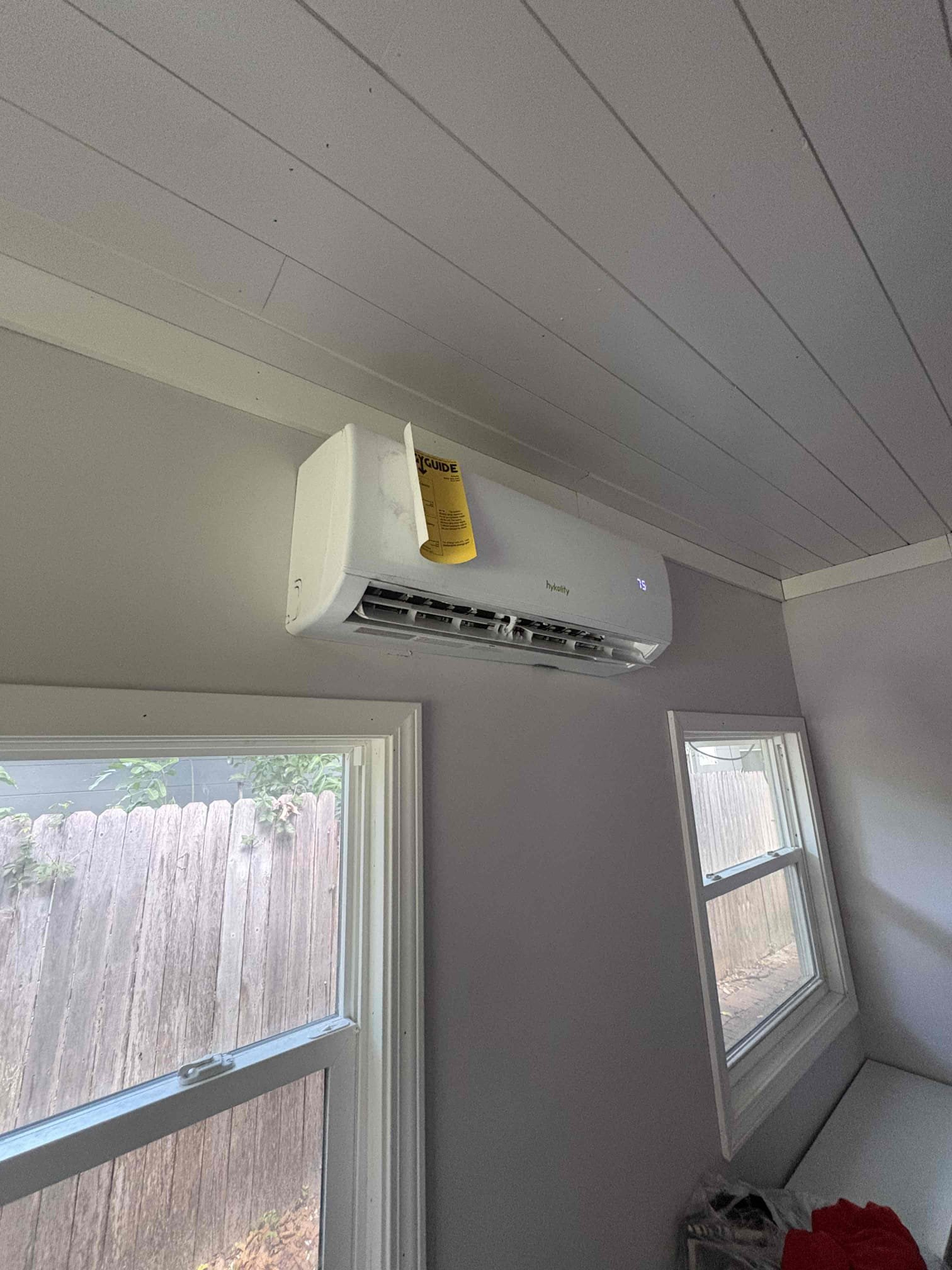 4 Head Units 4 Condensers (Main Home)

2 Head Units 2 Condensers (ADU)

Home owner humidity concern
-ADU has flat roof and believe it is not vented properly. ADU is very humid. Mini splits are sized properly and cooling. Both head units in this area need to be throughly cleaned (filters, coil, blower wheel impacted with growth)

Main home systems are cooling and operating properly 

All 6 Condneser have access refrigerant lines, explained this can cause an oil trap in the systems. Recommend cutting back lines and flaring properly 

Outdoor drain lines not ran in hard piping (draining against side of home)

Went over operations and filters with home owner 