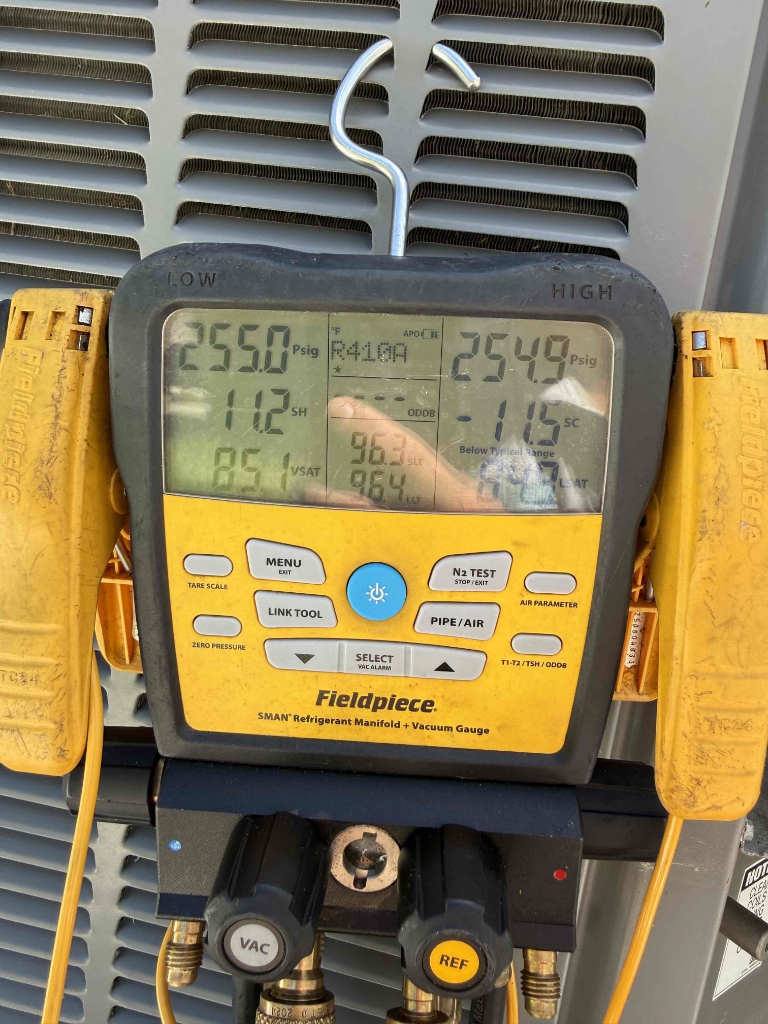 Reason for call:
No cool 

Summary:
Found condenser not turning on. Found a circuit board fault code. Found unit to have proper voltage to the board. No voltage coming out of board. Both safety's were closed. I reset units and hit operation restored temporarily. 

Solution:
Office will provided quote for replacement of control board on condenser. 