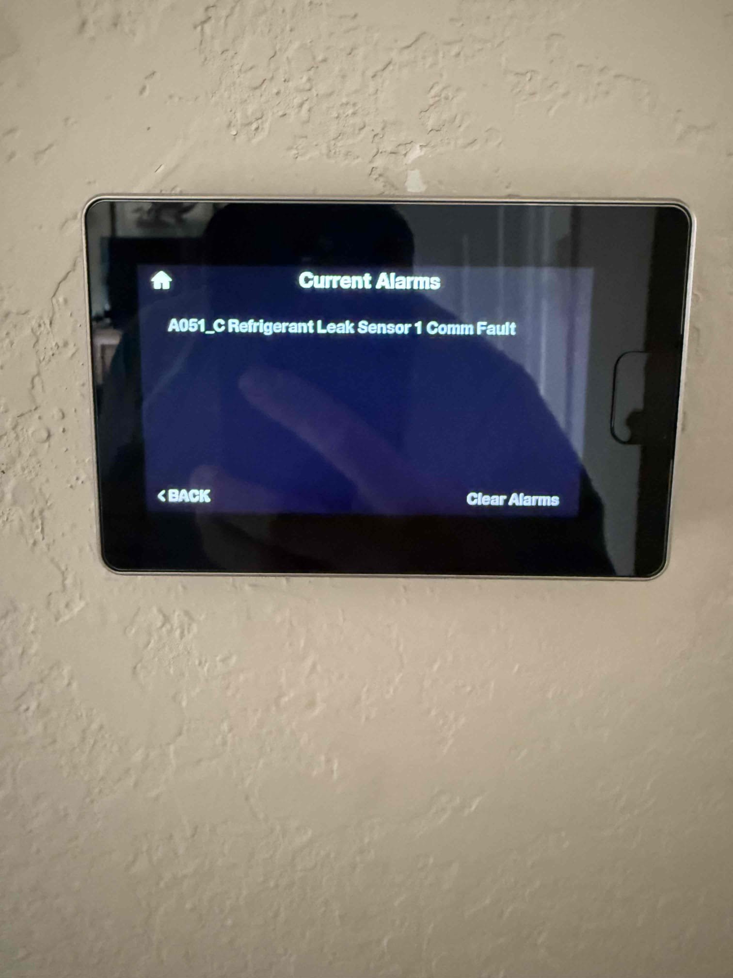 Reason for call:
No cool 


Summary:
Found refrigerant sensor comm fault. 
Confirmed proper pressures and temperatures. 
System is not low on refrigerant. 
Replaced sensor under p&l warranty 
Reset stat setting for no WiFi connection 
Homeowner couldn't confirm weather he has 5 g or 2.4 g WiFi
WiFi is not necessary for operation of unit. 
Both stat are now not connected to WiFi. 
Homeowner signed up in membership 