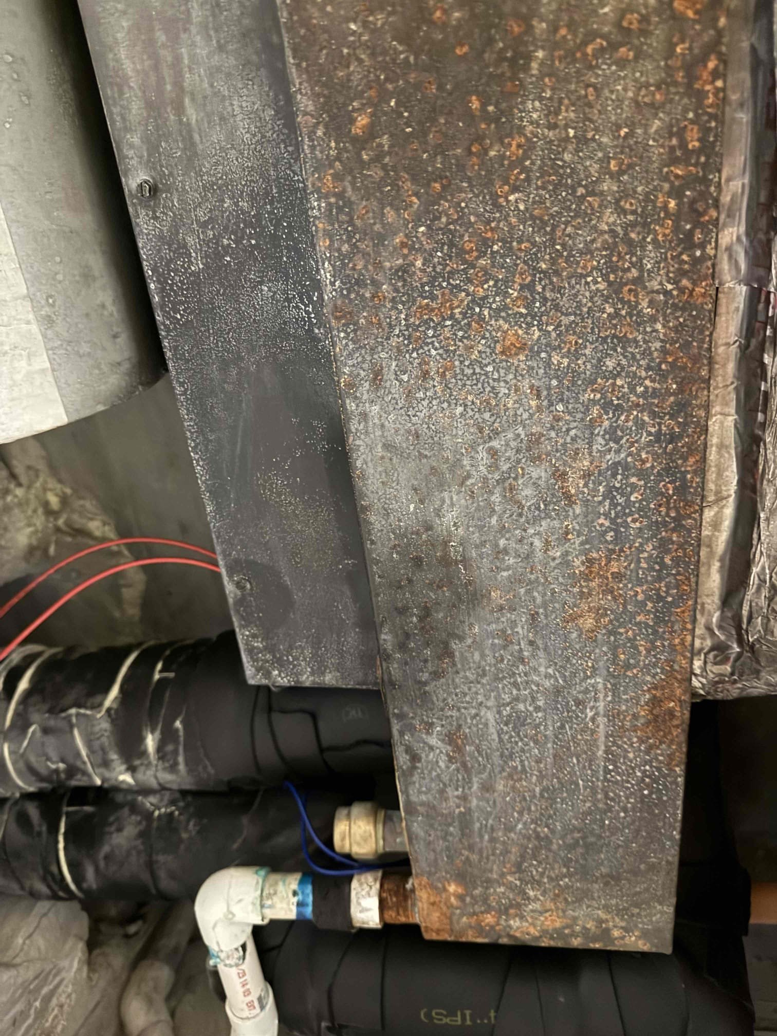 Install 120v safety switch. Clean and sanitize air handler from fire damage. Tax and labor included.
Client still dissatisfied with smell. Wants pan replaced. Will let Jeff know. 