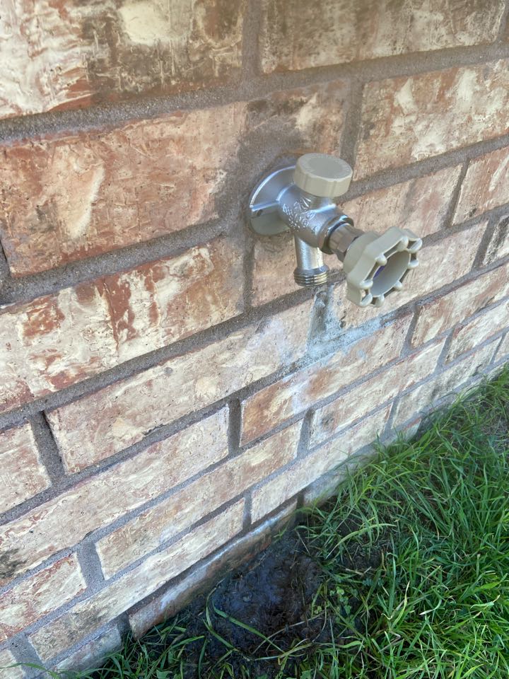 Replaced frost free hose bib