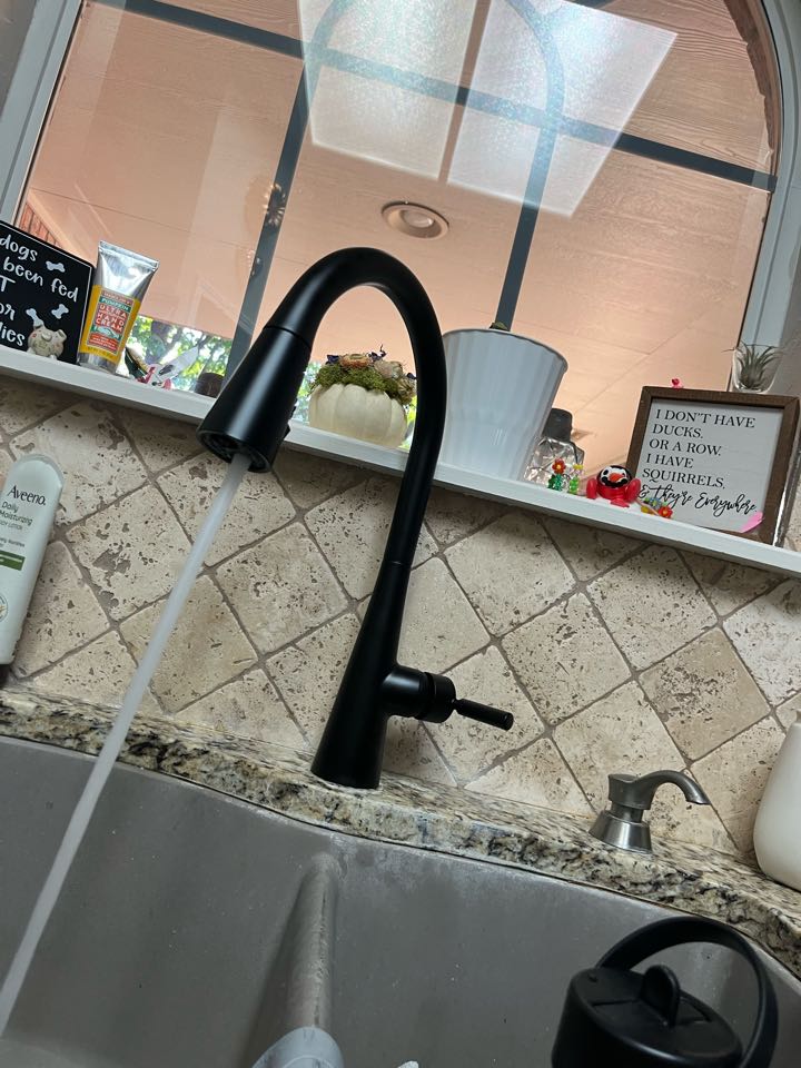 Install Customer supplied faucet
