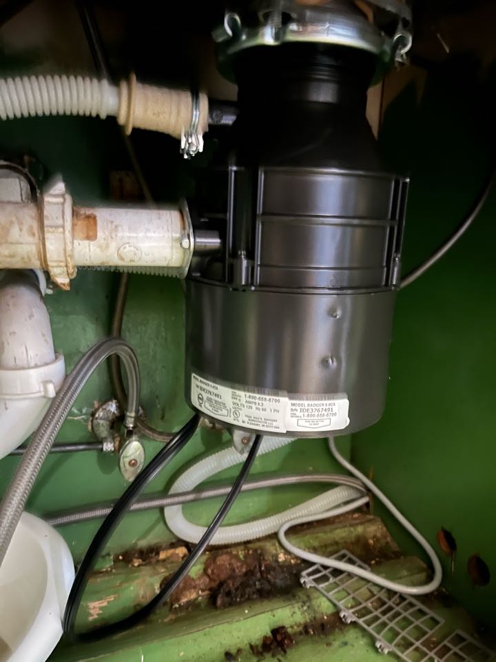 Installed new badger five garbage disposal