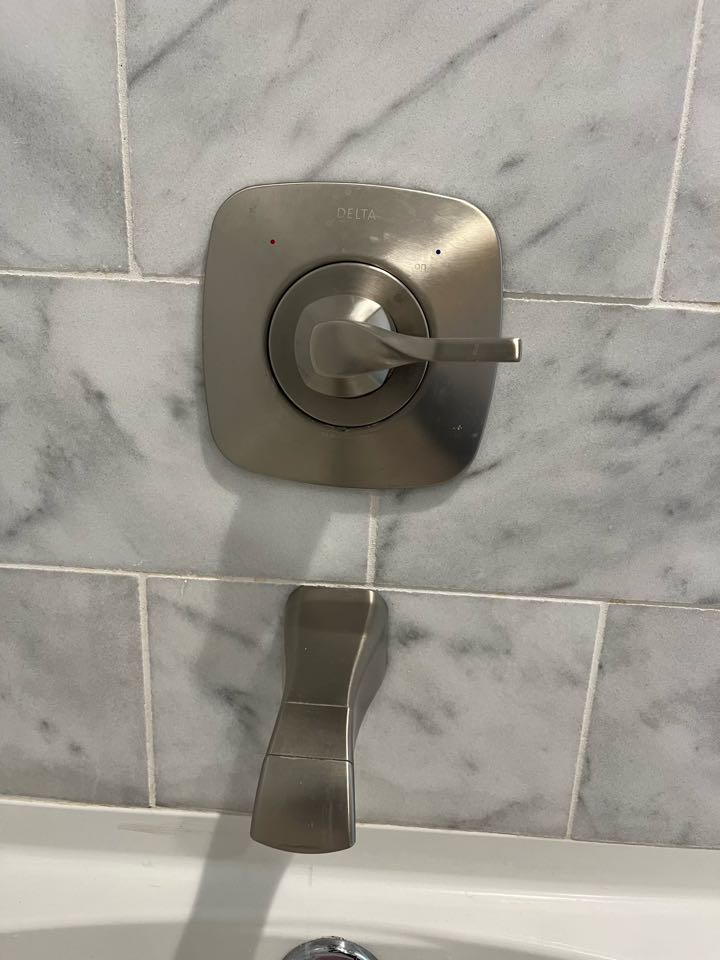 Replaced the cartridge in a Delta tub/shower valve. 