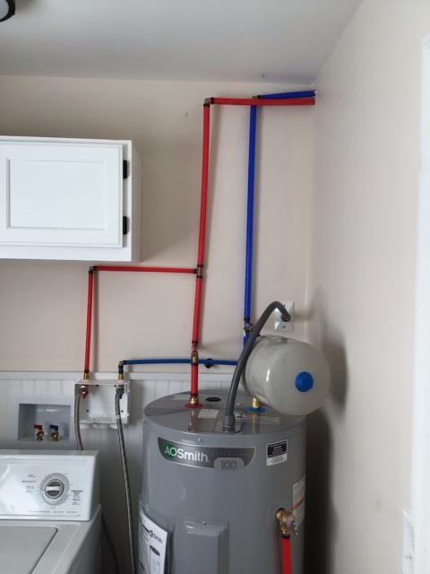 Elizabethton, TN - 40 gallon water heater replacement and partial hot and cold repipe Elizabethton, TN - 40 gallon water heater replacement and partial hot and cold repipe