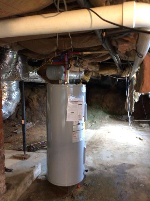 Elizabethton, TN - replaced 40 gallon electric water heater Elizabethton, TN - replaced 40 gallon electric water heater