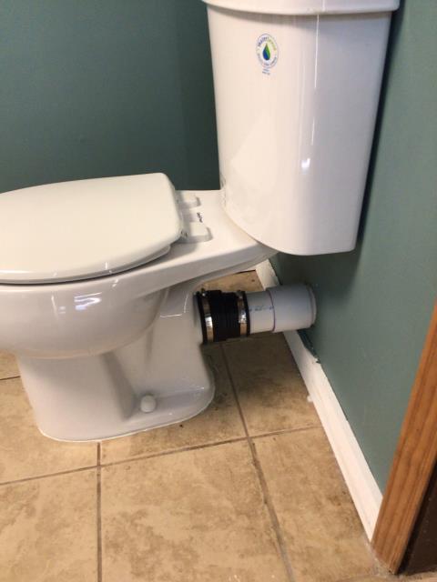 Elizabethton, TN - Replaced upflush toilet system Elizabethton, TN - Replaced upflush toilet system