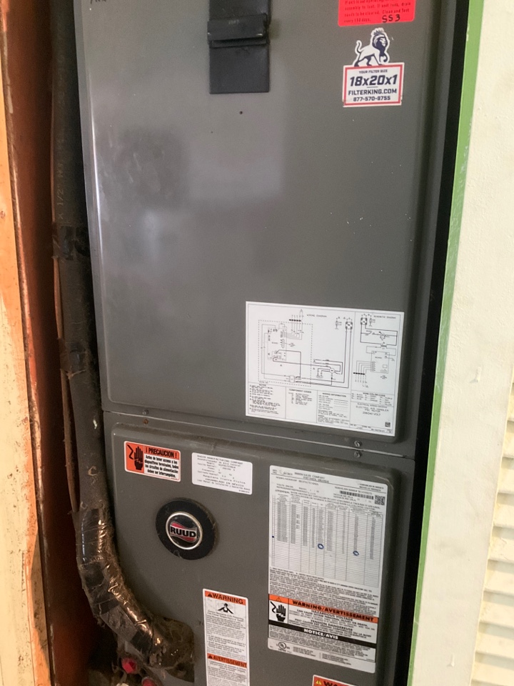 AC Service Call. Install new condensate pump. 