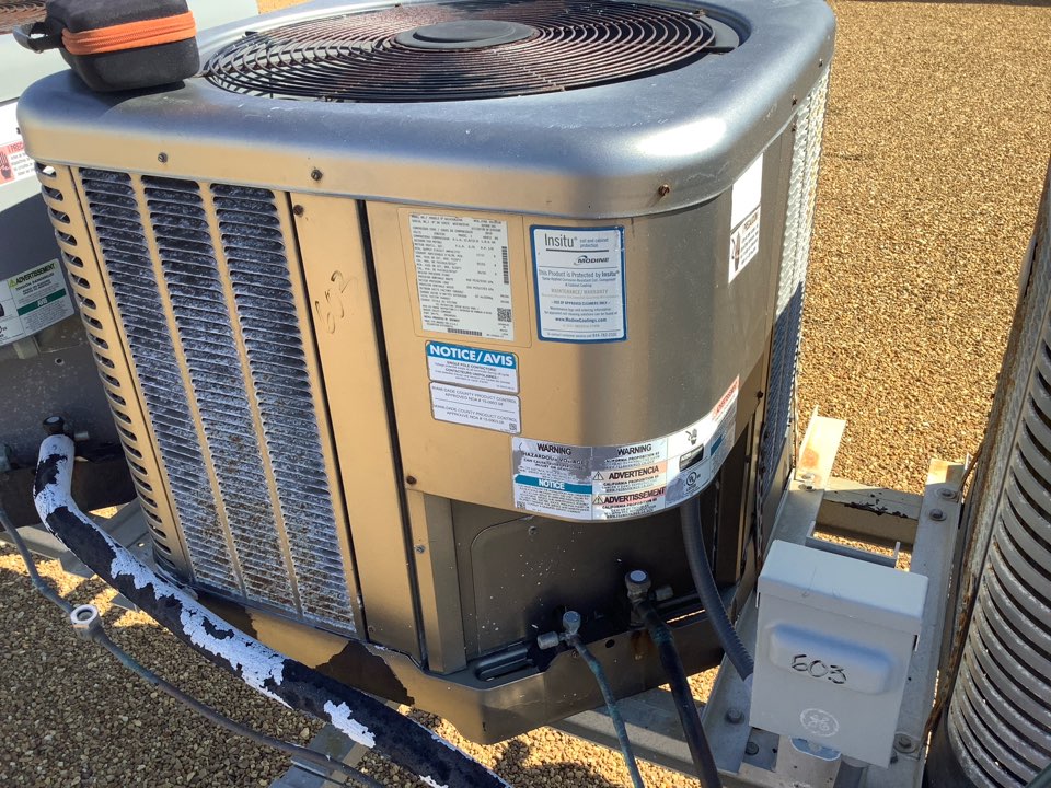 AC Maintenance Call. Perform routine maintenance per maintenance agreement on air conditioning split system. 