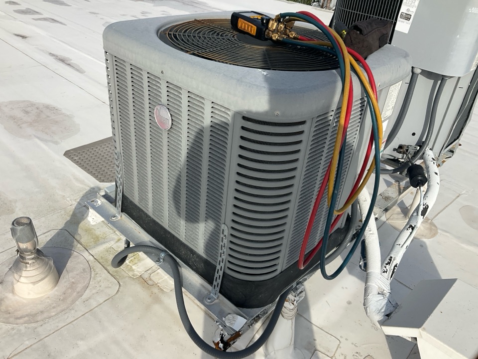 AC Repair Call unit is not cooling. Evaluate system to find defective capacitor. Replace capacitor and unit is now cooling. 