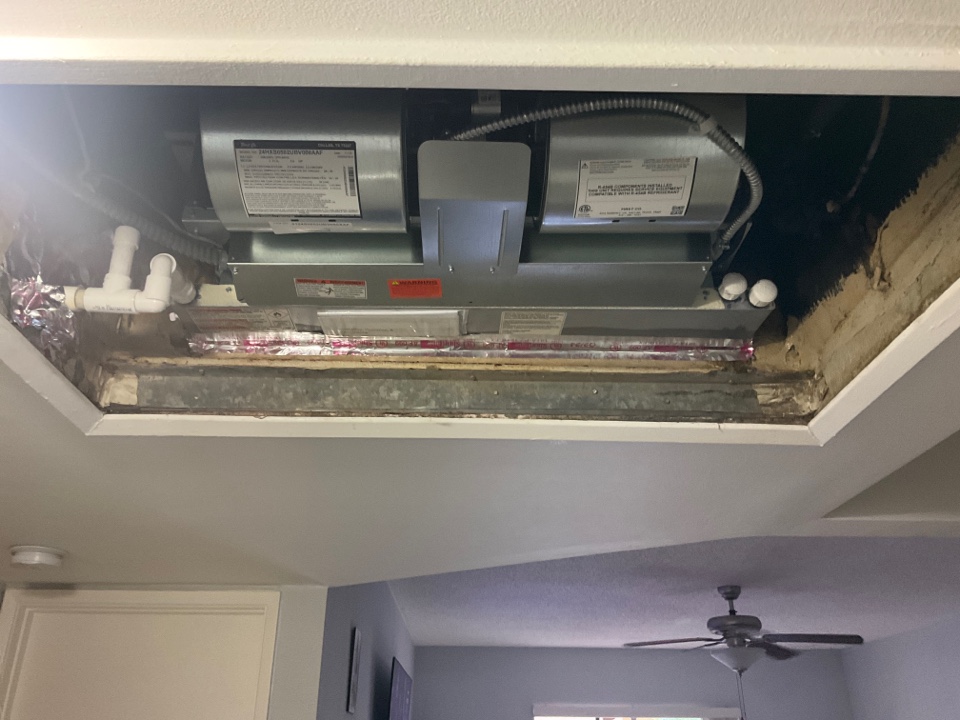 New A/C system installed 