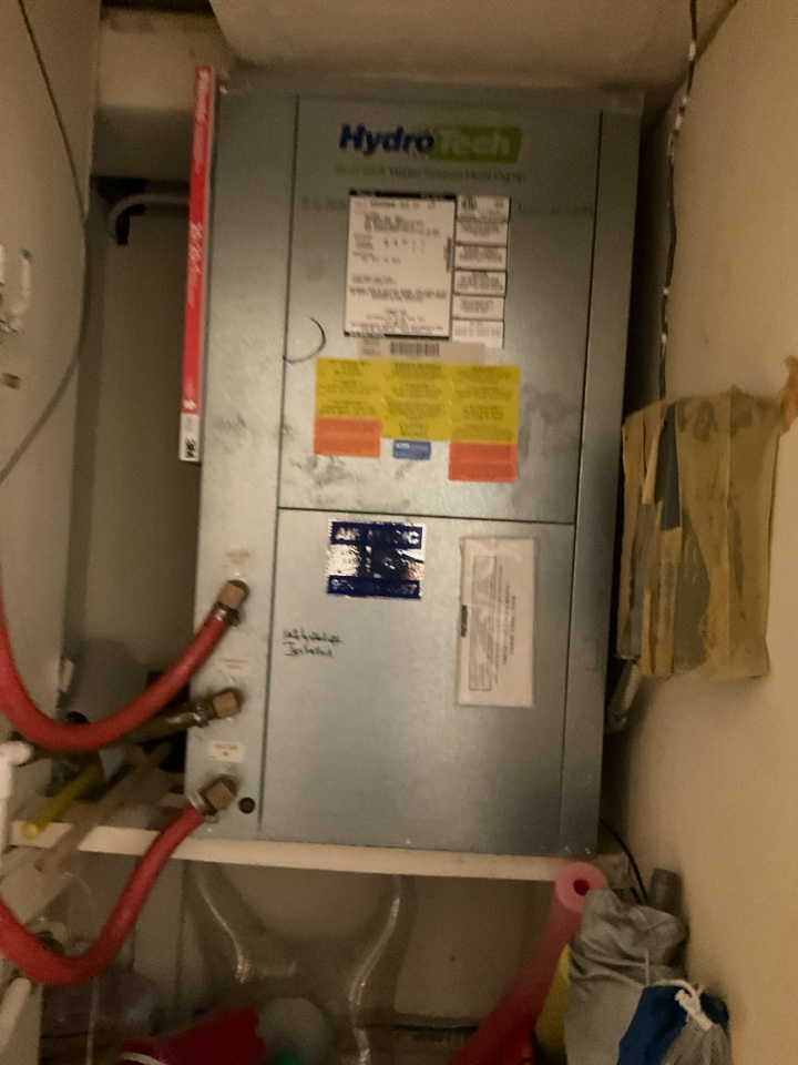 AC Service call. Evaluate system to find drain line is backing up due to main drain issue. 