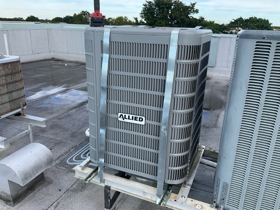 AC Service call. Install new filter drier for air conditioning system. 