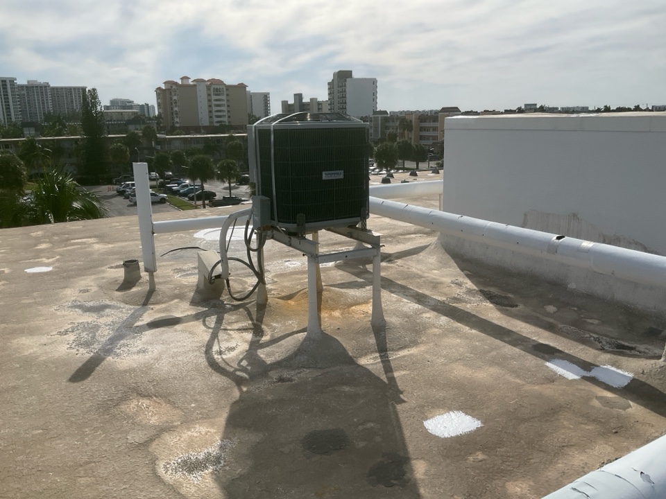 AC Service Call. Evaluate system to find two wires were corroded. Replace wires and unit is now cooling. 