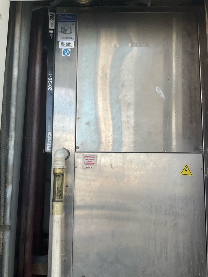 AC Maintenance Call. Perform routine maintenance per maintenance agreement on air conditioning system. 