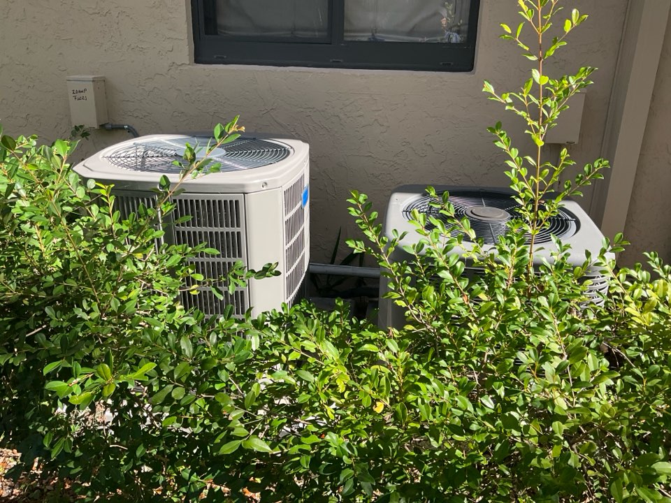AC Maintenance Call. Perform routine maintenance per maintenance agreement on First Company and Rheem air conditioning split system. 