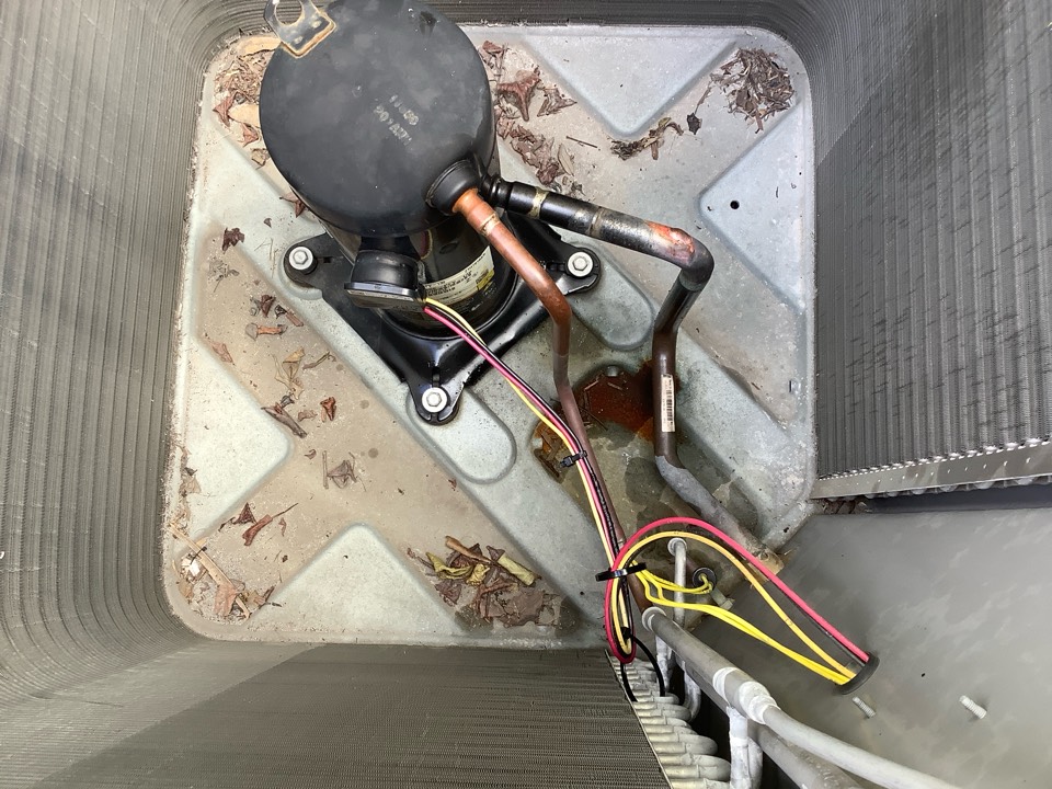 AC Repair Call unit not cooling. Evaluate system to find unit is low on refrigerant. Repair refrigerant leak and charge unit to factory specifications and unit is cooling at this time.