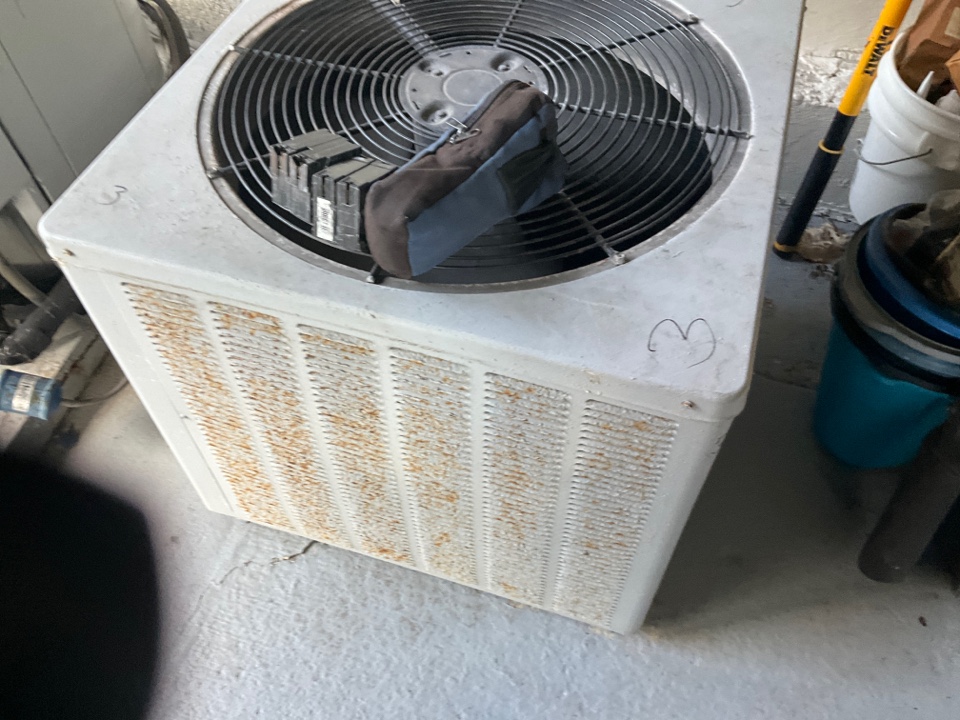 AC repair call. Found unit not receiving proper voltage. Found bad breaker. Installed new breaker and left the unit cooling fine. 