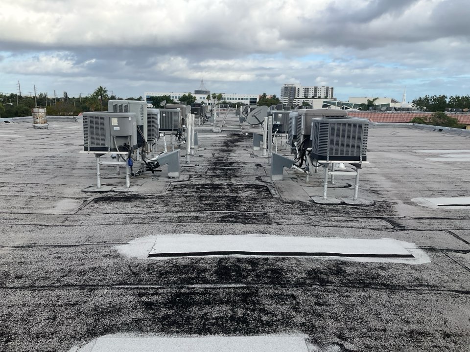 AC Maintenance Call. Perform routine maintenance per maintenance agreement on First Company and Ruud air conditioning split system. 