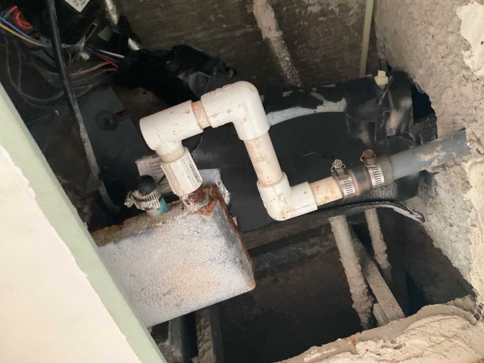 AC Maintenance Call. Perform routine maintenance per maintenance agreement on First Company Hydrotech water source air conditioning system.