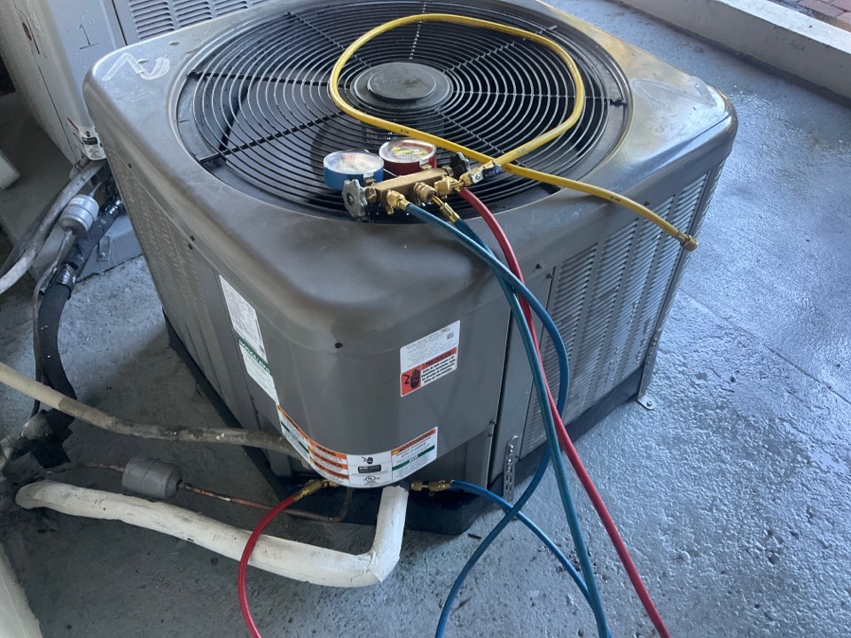Repair on A/C system 