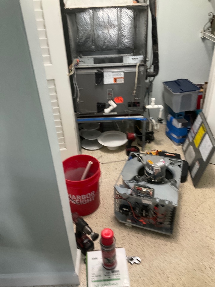 Repair on A/C system 