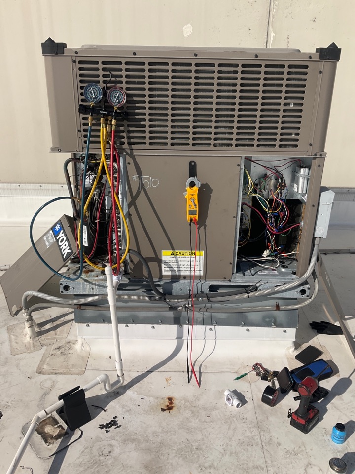 Repair on A/C system 
