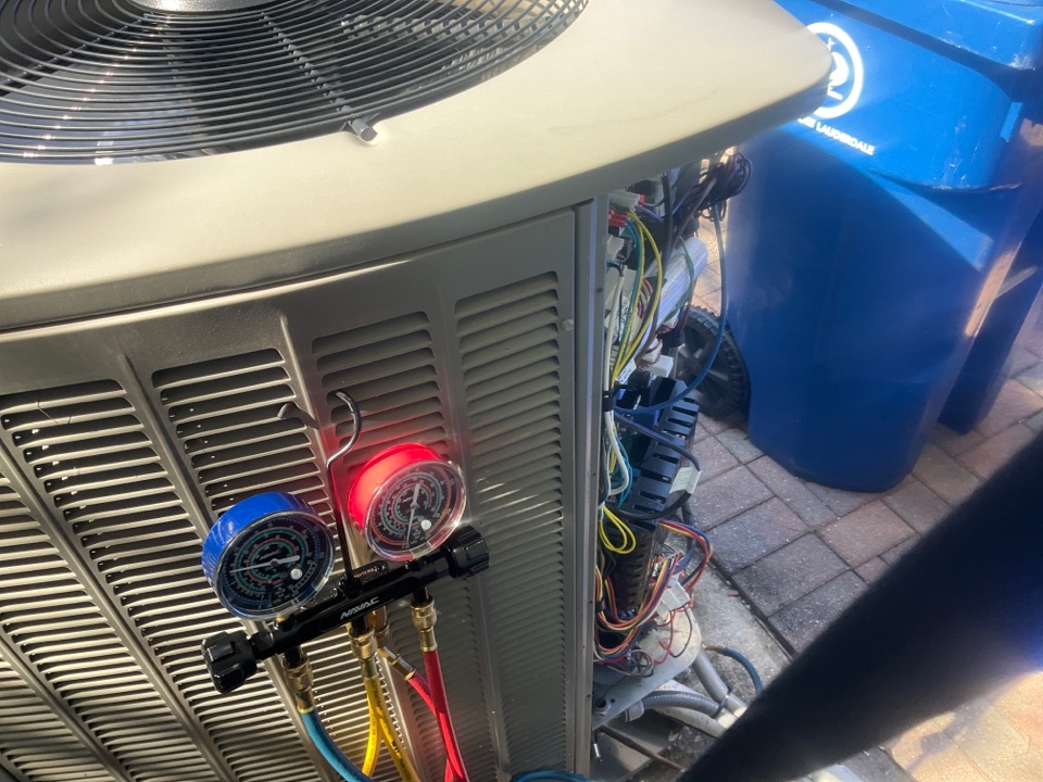 Repair on A/C system 