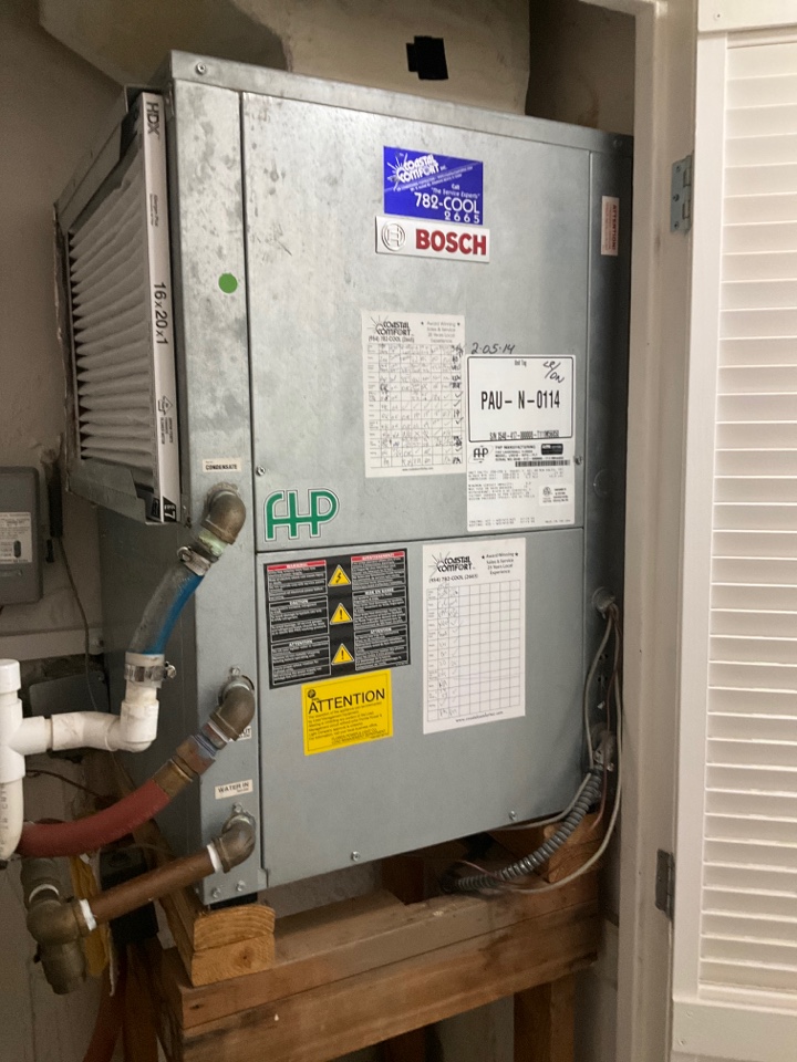 Repair on A/C system 