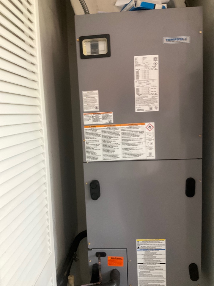 New A/C system installed 