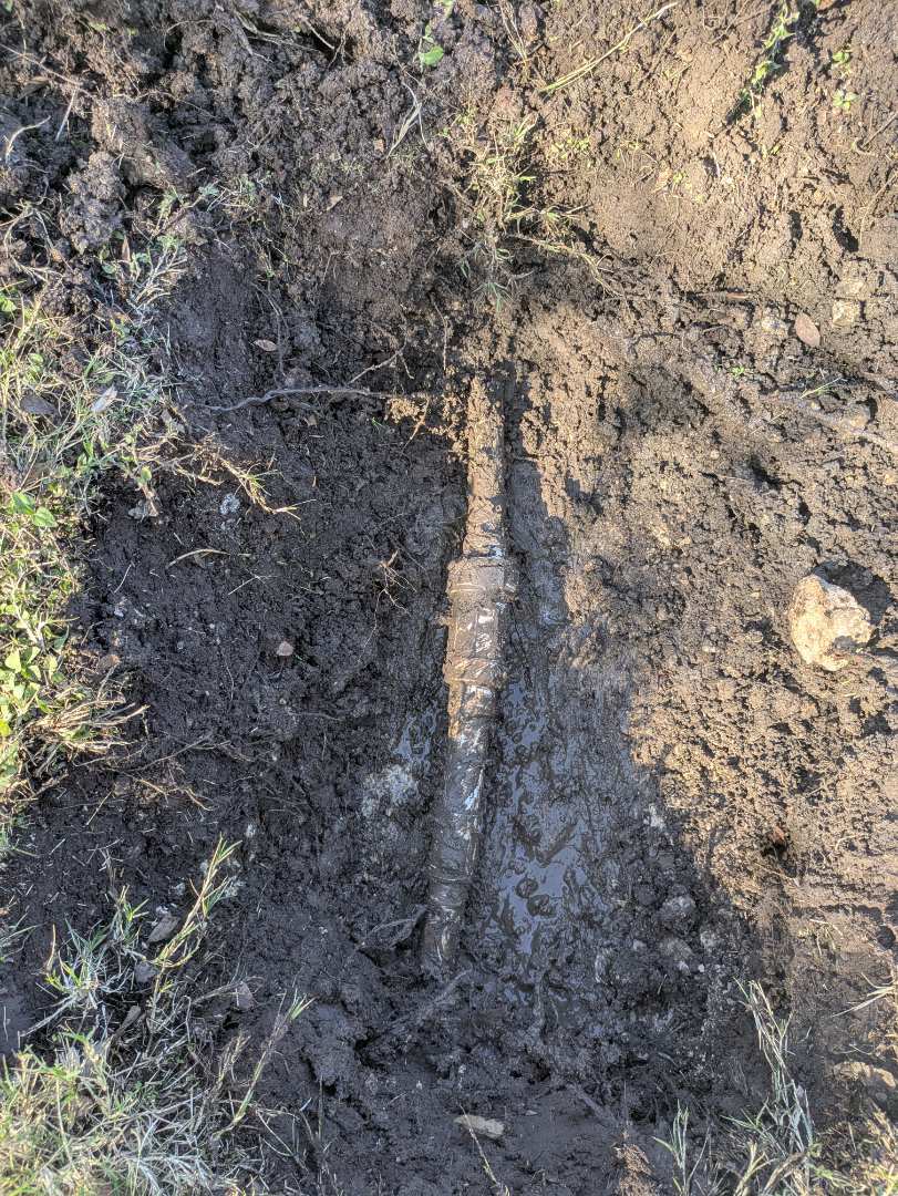 Aledo, TX - water leak on yard line repair Aledo, TX - water leak on yard line repair