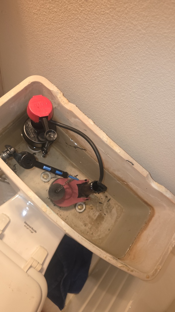 leaking toilet 