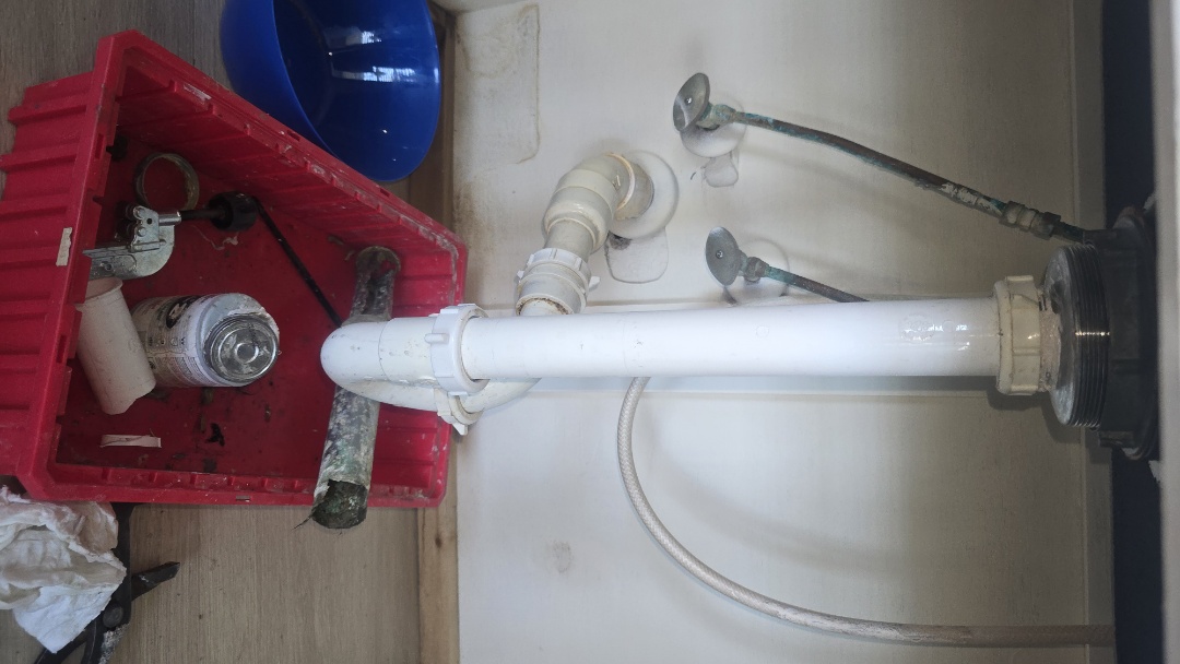 leaking drain