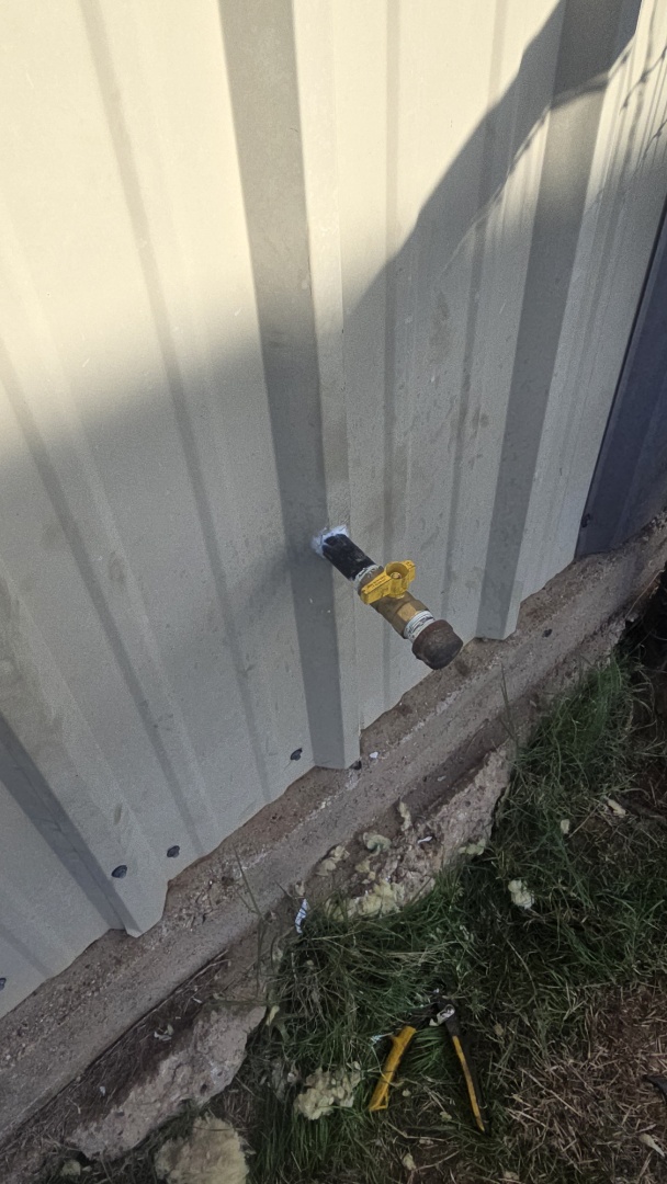 gas stub out