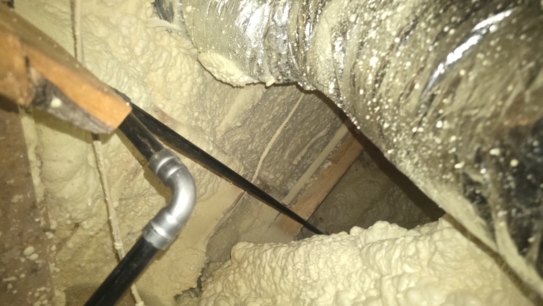gas pipe install